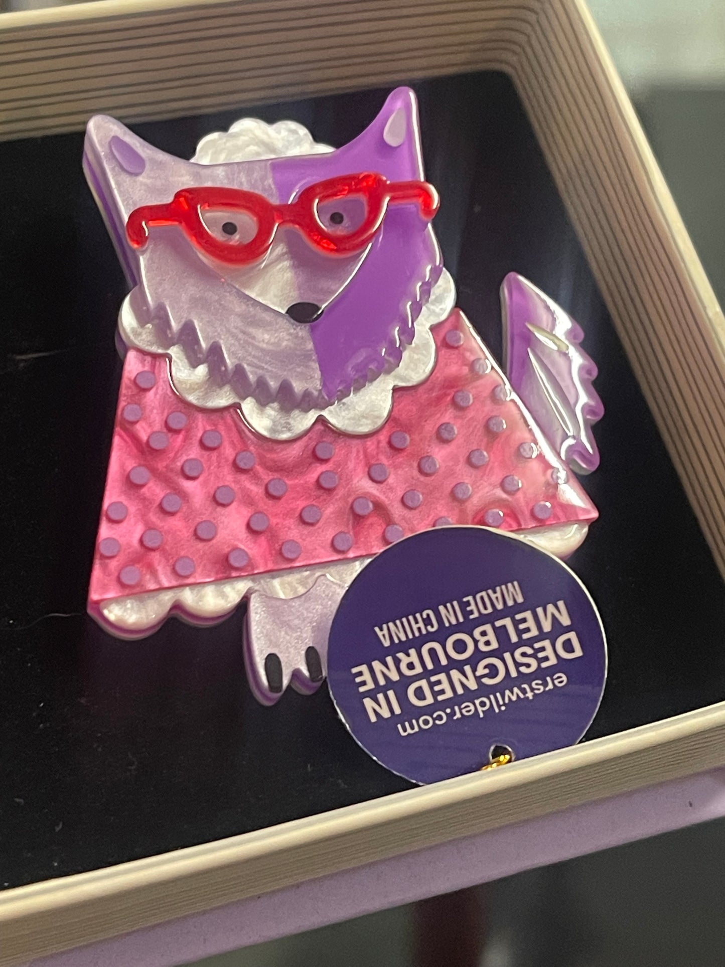 “That’s Not Grandma” Brooch – Fairy Tales Collection (2024) by Erstwilder and Pete Cromer