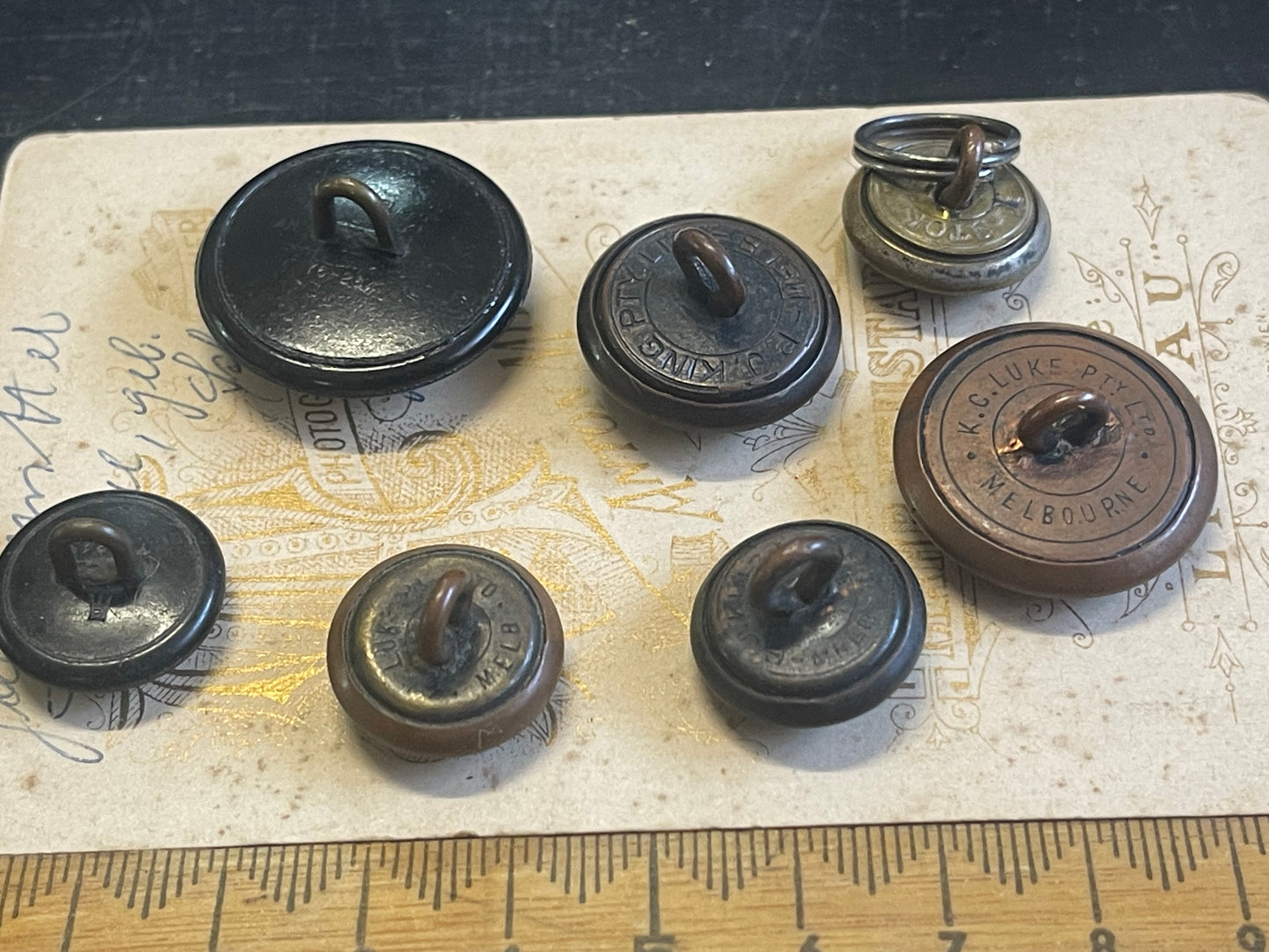 Vintage mixed Australian military buttons