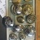 Vintage mixed Australian military brass/plastic buttons