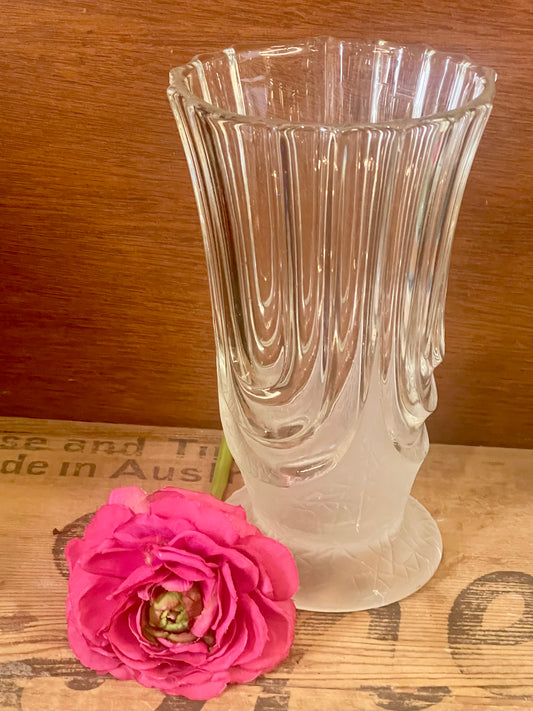 Walther & Söhne 1930's Art Deco Glass 'Luxor' Vase