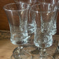 Vintage mid century Aperitif/Shot glasses Set of 6, Square shape. Danish style.