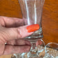 Vintage mid century Aperitif/Shot glasses Set of 6, Square shape. Danish style.