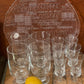 Vintage 1970 Arabia Finland large drinking glasses set of four