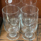 Vintage 1970 Arabia Finland large drinking glasses set of four