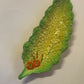 Vintage CARLTON WARE leaf shaped dish with tomato decoration