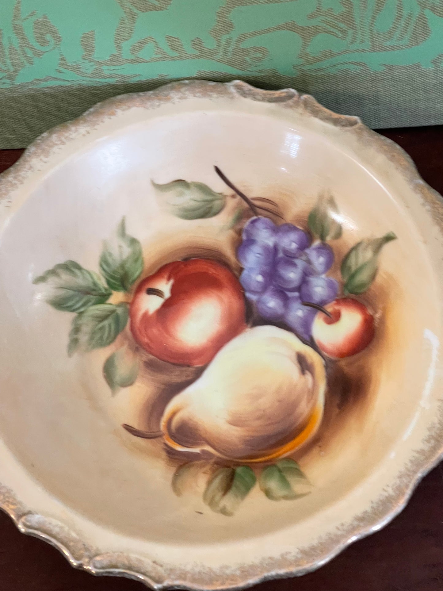 Vintage Japanese Hand-Painted Jug & Bowl Set (c.1950s–60s)