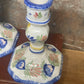 HB Quimper Faience pair of candlesticks – Hand-Painted in France