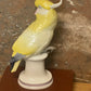 Vintage Porcelain Cockatoo Figurine – Carl Scheidig, Germany (1930s–50s)