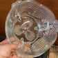 1930s Josef Inwald - Art Deco ribbed glass bowl with fish feet