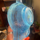 Mid Century Blue Cloud Glass Glass Decorative Bird Ashtray or Bowl