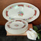 7 piece Floral Sandwich Plate Set, Barrett’s Staffordshire England c.1950s