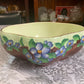 Vintage 1930s Maling Ware Jardiniere Planter – Purple & Blue Floral