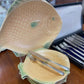 Set of 6 c.1930's SHORTER AND SON Yellow and green Fish Plates plus Serving Platter