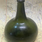 Antique Hand-Blown Dark Olive Green “Black Glass” Bottle