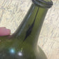 Antique Hand-Blown Dark Olive Green “Black Glass” Bottle