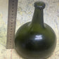 Antique Hand-Blown Dark Olive Green “Black Glass” Bottle