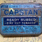 Vintage CAPSTAN Ready Rubbed Fine Cut Tobacco Tin