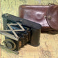 Antique Kodak No. 4A Folding Pocket Camera with Original Leather Case