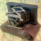 Antique Kodak No. 4A Folding Pocket Camera with Original Leather Case