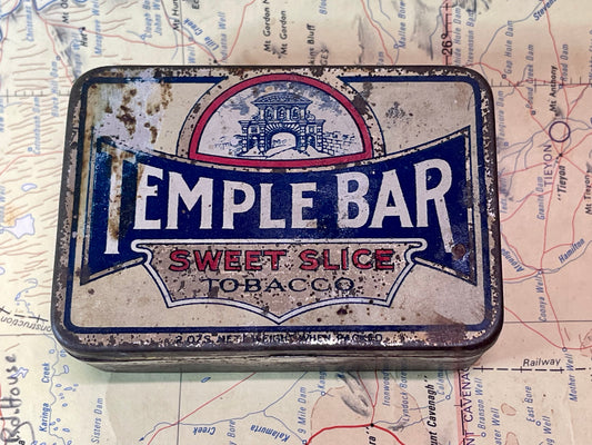 Vintage Temple Bar Sweet Slice Tobacco Tin