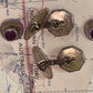 Vintage Swank Cufflinks & Stud Set with Original “A Stud in the Box is Worth xxxx the Bed” Case