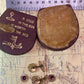 Vintage Swank Cufflinks & Stud Set with Original “A Stud in the Box is Worth xxxx the Bed” Case