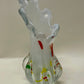 Mid-century Murano confetti glass vase