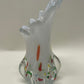 Mid-century Murano confetti glass vase