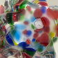 Mid-century Murano confetti glass bowl
