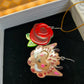 The Last Petal Drop Earrings (2024) by Erstwilder and Pete Cromer