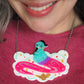 To Be Free Necklace (2024) by Erstwilder and Pete Cromer