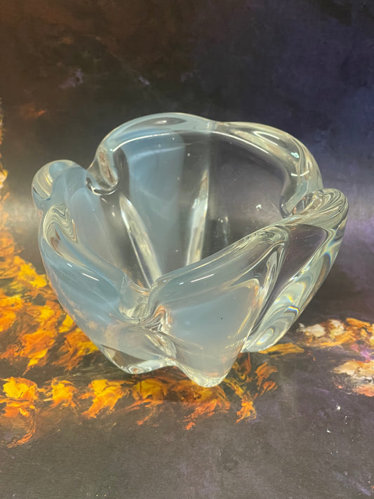 Vintage Murano Alabastro Pale Blue Glass bowl