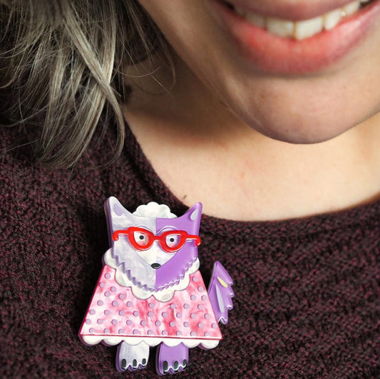 “That’s Not Grandma” Brooch – Fairy Tales Collection (2024) by Erstwilder and Pete Cromer