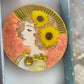 Sunflower Muse Brooch by Wintersheart Whimsy