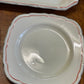 Royal Swan set of cream sandwich plates from 1940s England