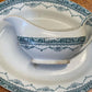 Antique Woods and Sons Gravy boat and plate