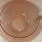 Vintage depression glass pink Berlin Bowl by Walther
