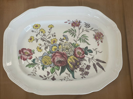 Copeland Spode Platter with flowers 1930s