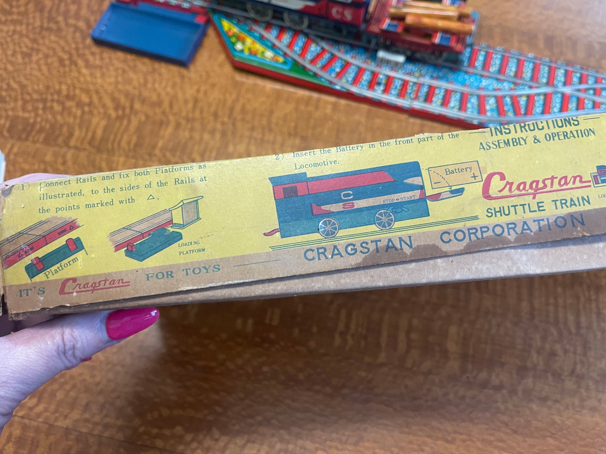 Cragstan tin toy train