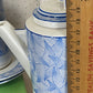 Art Deco Royal Doulton White Blue Envoy Coffee Set