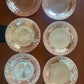 Anchor Hocking Fire King Peach Lustre Set of Six Entree Plates