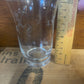 Vintage 1950s etched cut Crystal water Glasses set of 6
