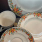 Meakin Myott Staffordshire plates and tea cup and saucer