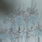 Vintage 60s pale blue Maxi dress Dress with embroidery Size 10