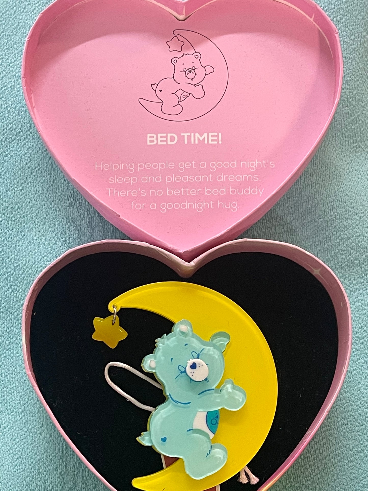 Bed Time Care Bear Brooch by Erstwilder