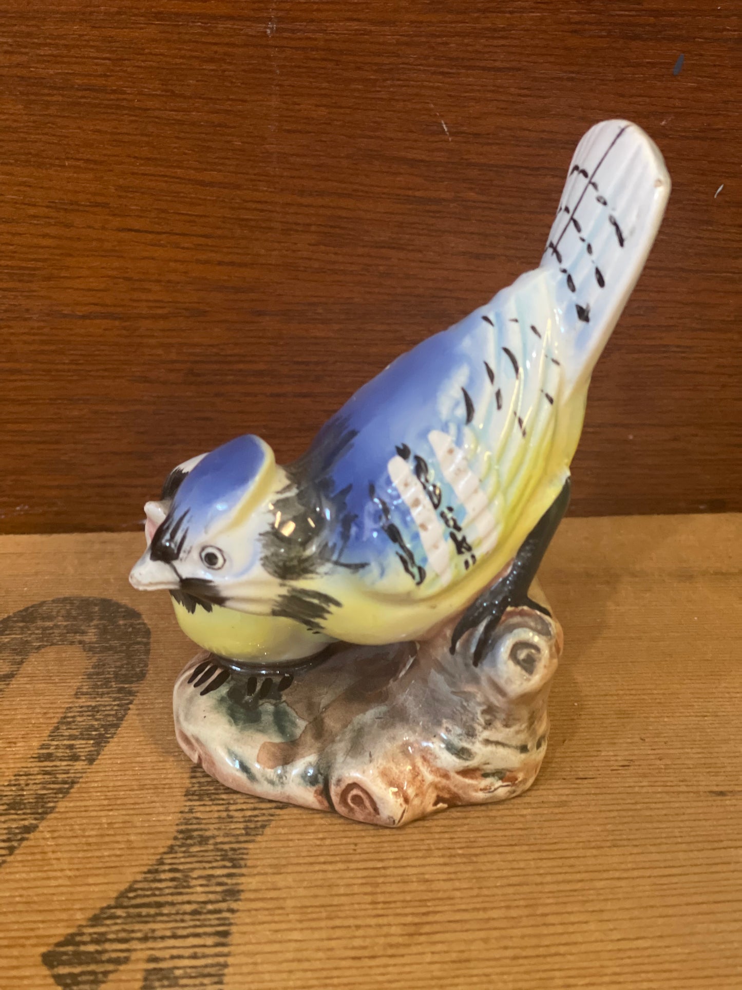 Vintage 1950s Porcelain Bird Figurine