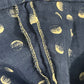Vintage 50s blue silk Dress with spots Judy Lane Size 8-10