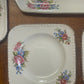 Ridgway Staffordshire set of sandwich plates from 1940s England